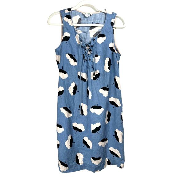 Boden Preppy Classic Cottagecore Hipster Twee Coquette Peasant Mini Dress 6R - Picture 1 of 12